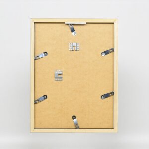 Marco de madera Top Cube 60x60 cm platino cristal normal