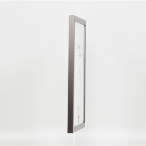 Marco de madera Top Cube 60x60 cm platino cristal normal