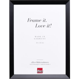 Efecto marco de madera Top N negro 60x60 cm cristal normal