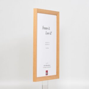 Marco de madera efecto Top N abedul 60x60 cm cristal antirreflejos