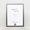 Marco de madera Top Cube 60x60 cm cristal platino antirreflejo