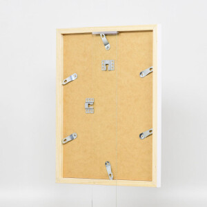 Marco de madera Top Cube 60x60 cm cristal acrílico blanco