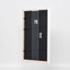 Efecto marco de madera perfil 2070 cristal antirreflejo 60x60 cm blanco