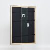 Efecto marco de madera perfil 2070 vidrio acrílico 60x60 cm plata