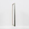 Efecto marco de madera perfil 2070 vidrio acrílico 60x60 cm plata