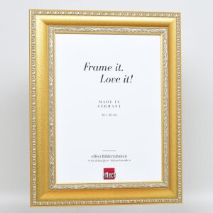 Efecto marco barroco perfil 31 oro 60x60 cm cristal antirreflejos
