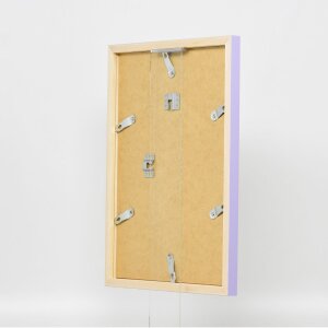 Marco de madera Top Cube 60x60 cm lila cristal de museo