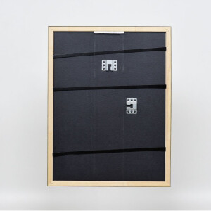 Efecto marco de madera perfil 2070 vidrio museo 60x60 cm oro