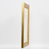 Efecto marco de madera perfil 95 oro 60x80 cm cristal acrílico