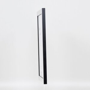 Efecto marco 2319 plata alto brillo 60x80 cm cristal de museo