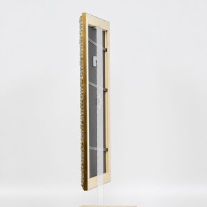 Efecto marco de madera perfil 94 oro 60x90 cm cristal normal