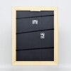Efecto marco de madera maciza perfil 30 negro 60x90 cm cristal acrílico