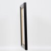 Efecto marco de madera perfil 95 negro 60x90 cm cristal normal