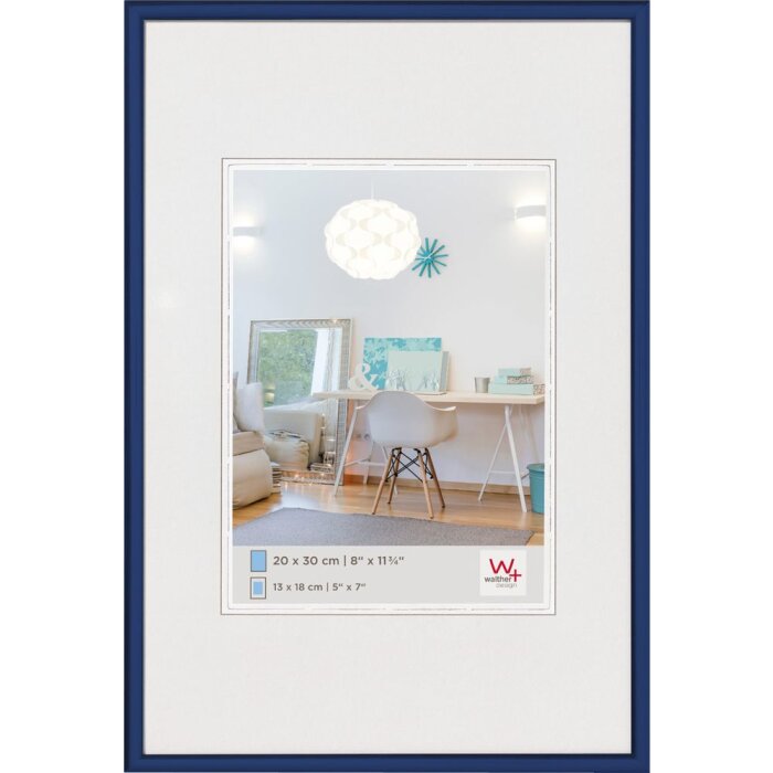 Marco de plástico Walther NEW LIFESTYLE 30x40 cm azul