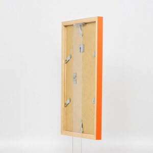 Marco de madera Top Cube 60x90 cm naranja cristal de museo