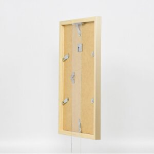 Marco de madera Top Cube 60x90 cm cristal de museo dorado