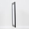 Efecto marco de madera maciza perfil 30 negro 60x90 cm cristal museo