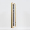 Efecto marco barroco de madera perfil 37 plata antigua 61x91,5 cm cristal acrílico