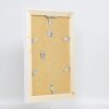 Portarretratos efecto madera maciza 2240 blanco 61x91,5 cm cristal acrílico