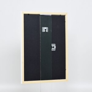 Efecto Marco de madera Perfil 2210 blanco 61x91,5 cm Cristal de museo