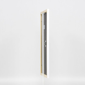 Efecto Marco de madera Perfil 2210 blanco 61x91,5 cm Cristal de museo
