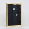 Efecto marco de madera perfil 21 nuez marrón 61x91,5 cm cristal de museo