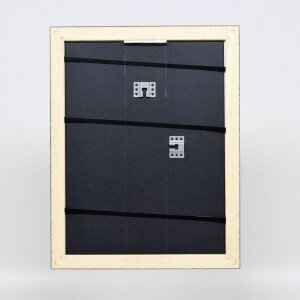 Efecto marco de madera perfil 94 oro 61x91,5 cm cristal de museo