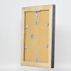 Efecto marco de madera maciza perfil 28 oro 61x91,5 cm cristal de museo