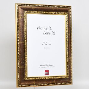 Efecto marco barroco perfil 31 marrón 61x91,5 cm cristal de museo