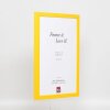Marco de madera Top Cube 62x93 cm cristal amarillo antirreflejos