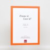 Marco de madera Top Cube 62x93 cm naranja Cristal antirreflejo