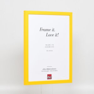 Marco de madera Top Cube 62x93 cm cristal acrílico amarillo