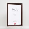 Marco de madera efecto Top N palisandro 62x93 cm cristal acrílico