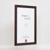 Marco de madera efecto Top N palisandro 62x93 cm cristal acrílico