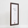 Marco de madera efecto Top N palisandro 62x93 cm cristal acrílico