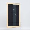 Efecto marco barroco de madera perfil 37 plata antigua 62x93 cm cristal acrílico