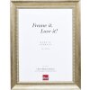 Efecto marco de madera maciza perfil 28 oro 62x93 cm cristal antirreflejos