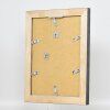 Efecto marco de madera maciza perfil 28 oro 62x93 cm cristal antirreflejos