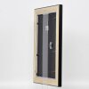 Efecto marco de madera perfil 95 negro 62x93 cm cristal antirreflejo
