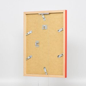 Marco de madera Top Cube 62x93 cm cristal de museo rojo
