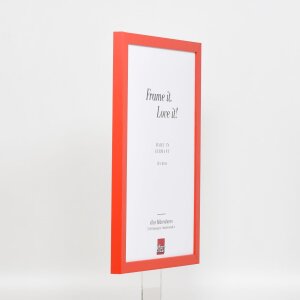 Marco de madera Top Cube 62x93 cm cristal de museo rojo