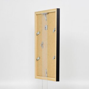 Efecto Marco de madera Top N negro 62x93 cm Vidrio de museo