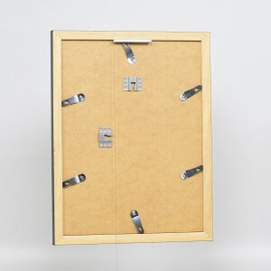 Efecto Marco de madera Top N negro 62x93 cm Vidrio de museo