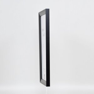 Efecto Marco de madera Top N negro 62x93 cm Vidrio de museo