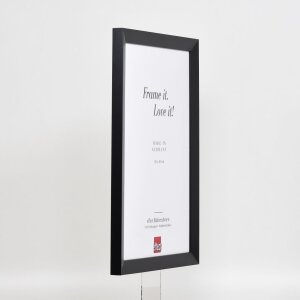 Efecto Marco de madera Top N negro 62x93 cm Vidrio de museo