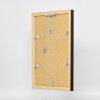 Efecto Marco de madera Top N negro 62x93 cm Vidrio de museo