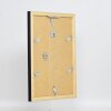 Efecto Marco de madera Top N negro 62x93 cm Vidrio de museo