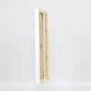Efecto Marco de madera Top N blanco 62x93 cm Vidrio de museo