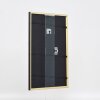 Efecto marco de madera perfil 23 verde 7x10 cm cristal de museo