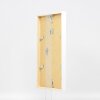 Efecto marco de madera perfil 35 blanco 7x10 cm cristal de museo